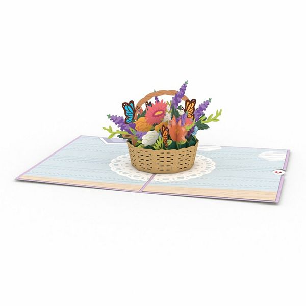 Lovepop Flower Basket Greeting Card