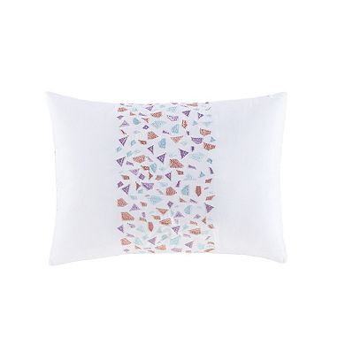 Intelligent Design Sparkle Metallic Glitter Printed Reversible Comforter Set