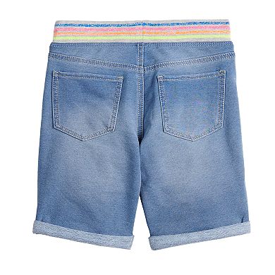 Girls 4-18 & Plus Size SO® Pull-On Bermuda Jean Shorts
