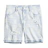 Short En Jean Bermuda Fille Taille 12 SO - Bleu, Réglable, été - Neuf Sans étiquette