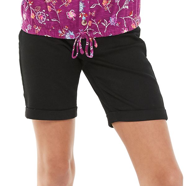 Girls plus size bermuda sale shorts