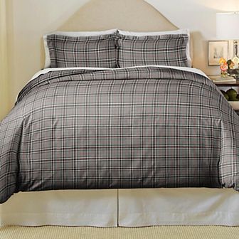 Pointhaven Derby Cotton Flannel Duvet Set