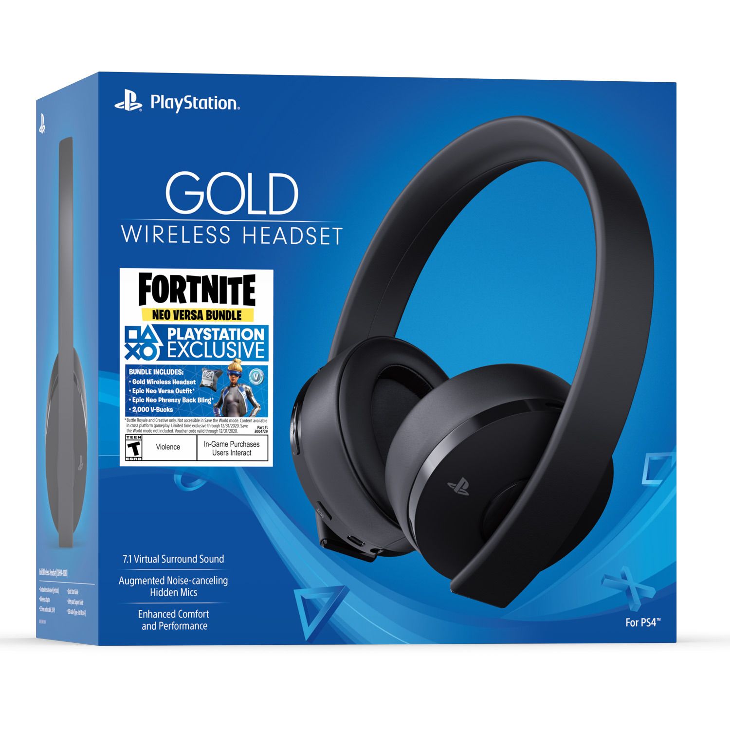 gold wireless headset playstation