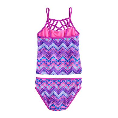 Girls 7-16 & Plus Size SO® Around The Global Tankini and Bottoms Set