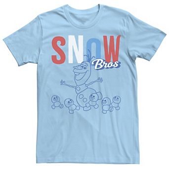 Men's Frozen Olaf Snow Bros Short Sleeve Tee
