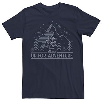 Men's Frozen Olaf Always Up For Adventure Short Sleeve Tee