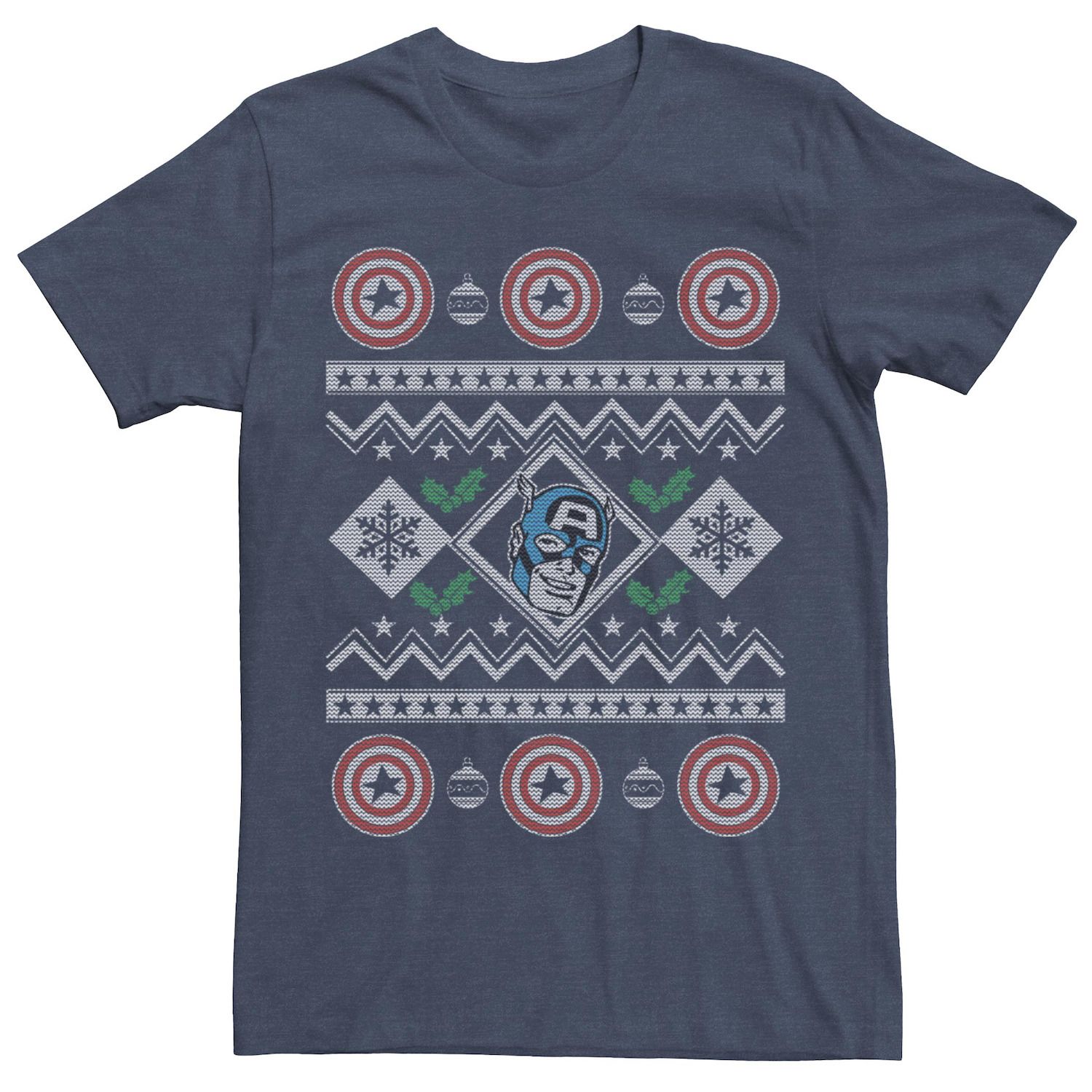 captain america ugly christmas sweater