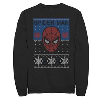 Men's Marvel Spider-Man Ugly Christmas Sweater Fleece
