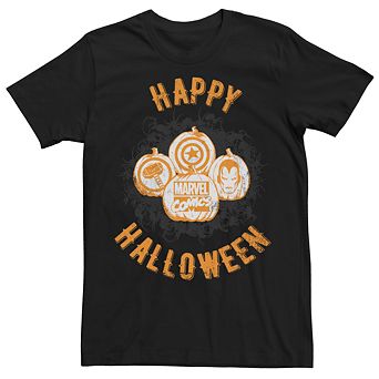 Men's Marvel Comics Pumpkin Symbols Tee