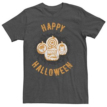 Men's Marvel Comics Pumpkin Symbols Tee