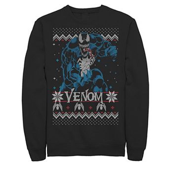 Men's Marvel Venom Ugly Christmas Sweater Fleece