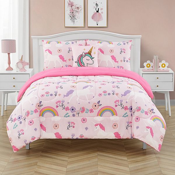 Unicorn Comforter Set Bedding, Kohls Bed Sets Queen