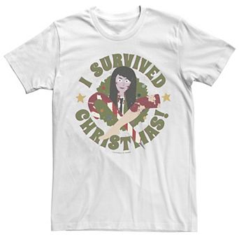 Men's Anna I Survived Christmas Cartoon Tee
