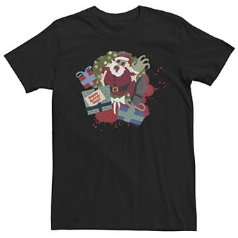 Men's Anna and the Apocalypse Happy Horror Days Zombie Santa Tee
