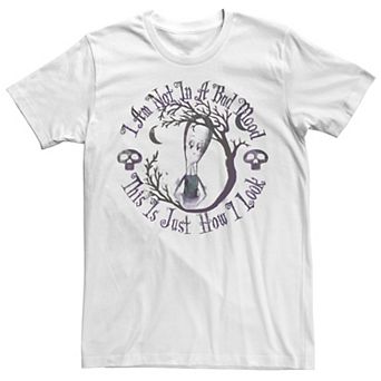 Men's Addams Family Wednesday I Am Not In A Bad Mood Watercolor Tee