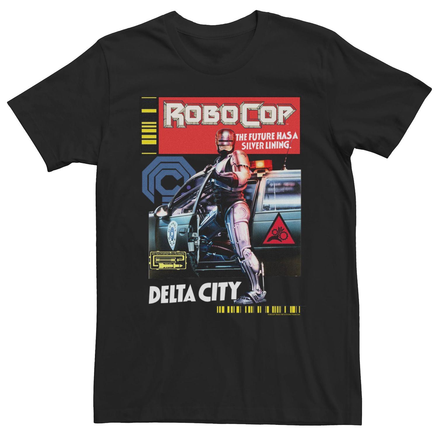 Image for Licensed Character Men's Robocop Delta City Police Full Color Poster Tee at Kohl's.