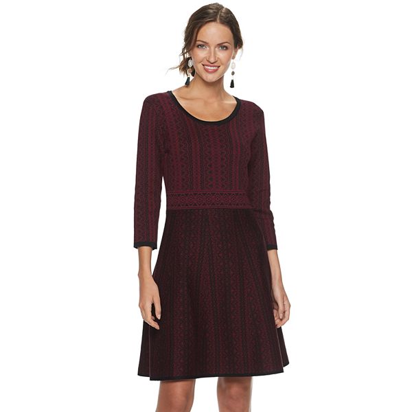 Kohls red hot sale sweater dress