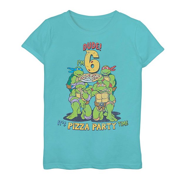 Teenage Mutant Ninja Turtles Girls'Pizza Girls T-Shirt