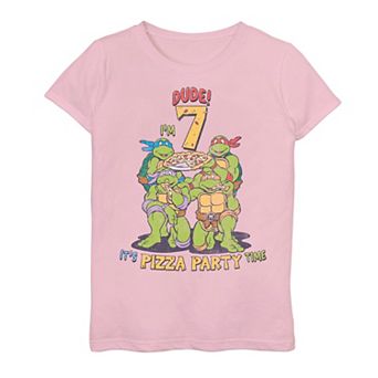 Girls' 7-16 Teenage Mutant Ninja Turtles 7th Birthday Tee