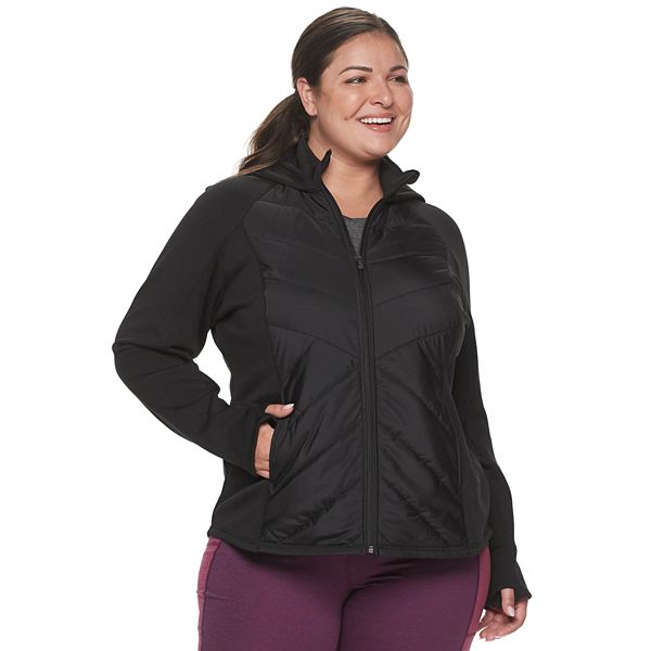 Plus Size Tek Gear® Mixed Media Jacket