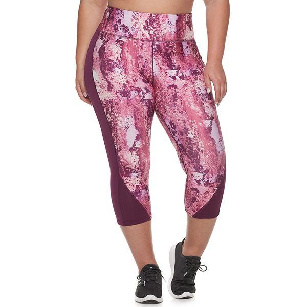 nike candy stripe capri leggings