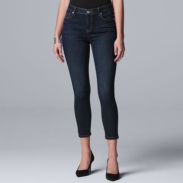 Women's Simply Vera Vera Wang High Rise Modern Capris