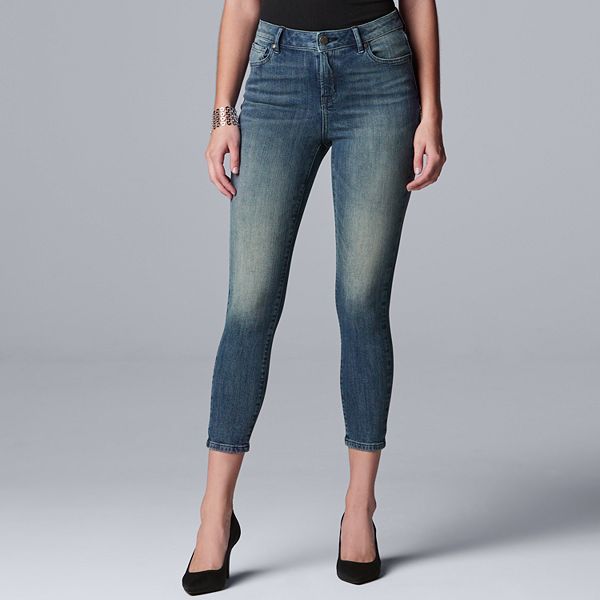 Women's Simply Vera Vera Wang High Rise Modern Capris