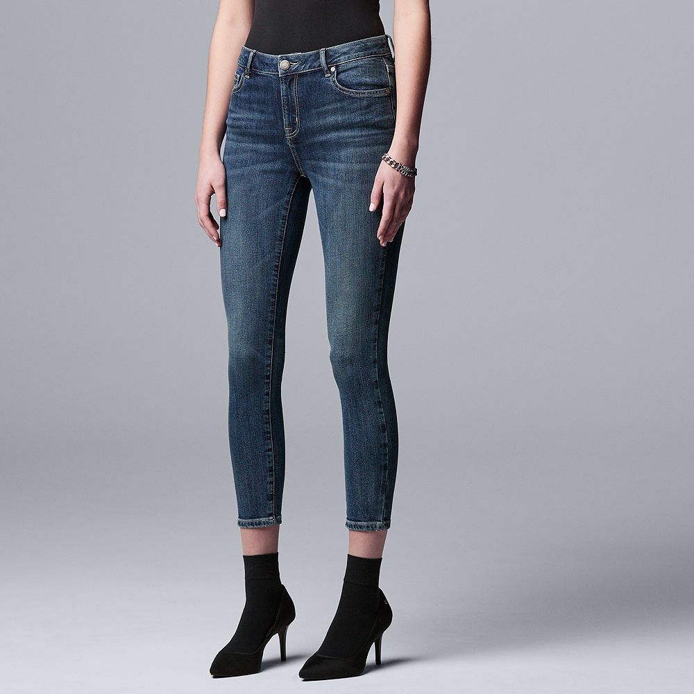 Women's Simply Vera Vera Wang High Rise Modern Capris