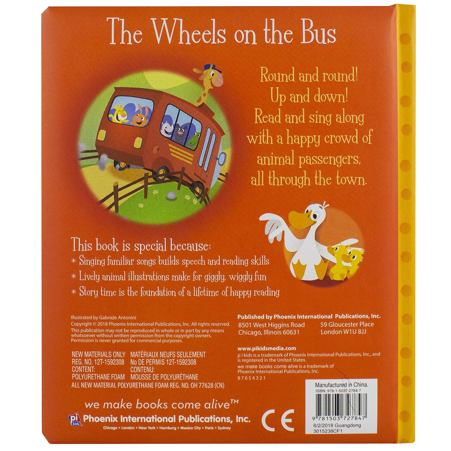 The Wheels On The Bus Sing-Along Storybook Children's Book