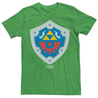 Men's Nintendo Link's Awakening Link's Hylian Shield Short Sleeve Tee