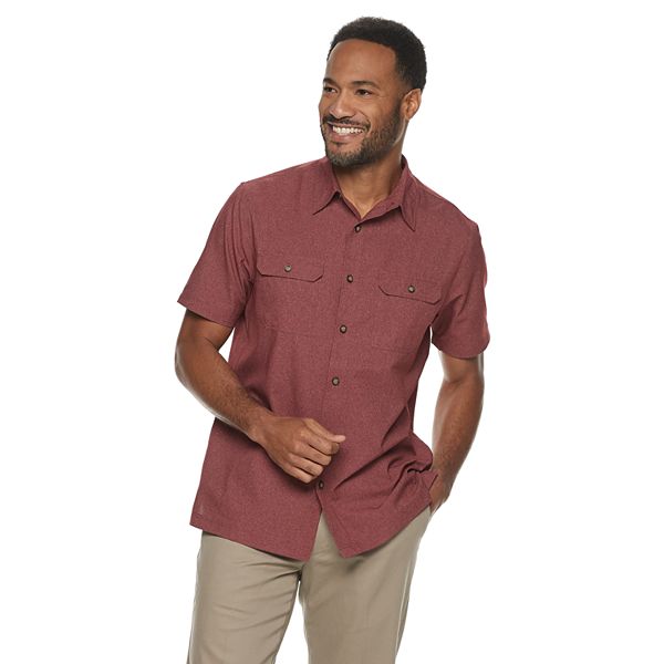 Men's Croft & Barrow® Quick-Dry Solid Button-Down Shirt