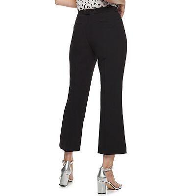 slim fit dress slacks Black Kick Flare Pants  The Obsessions Boutique