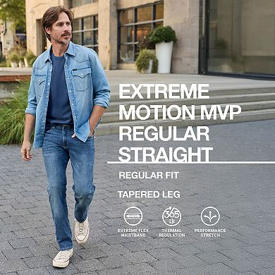 Men's Lee® Extreme Motion MVP Straight-Fit Tapered-Leg Jeans