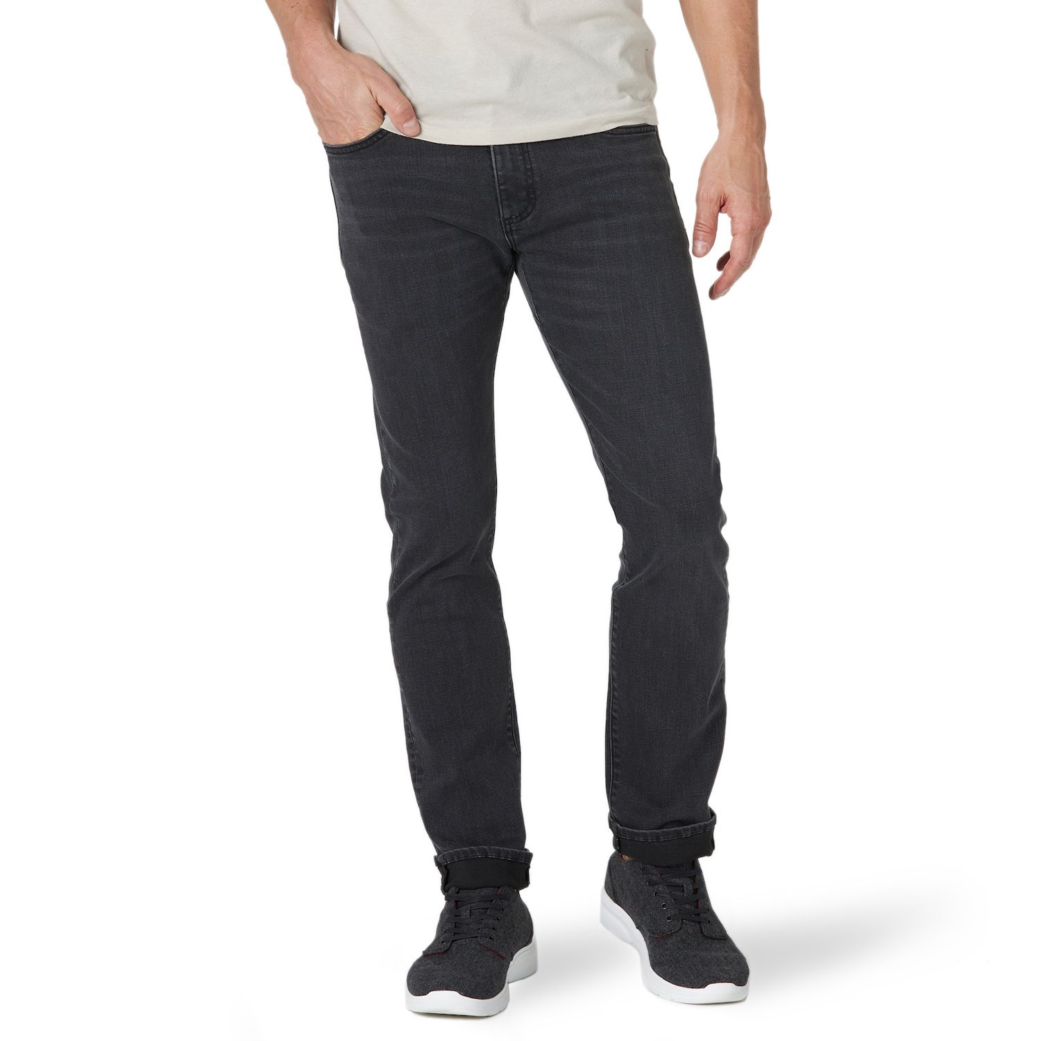 men's lee extreme motion stretch slim straight jeans