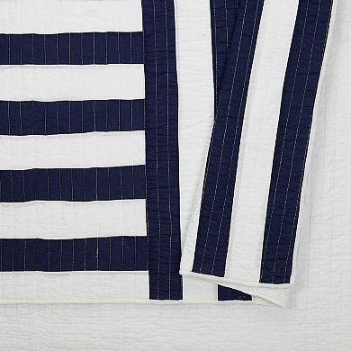 Makers Collective Ampersand Block Stripe Quilt Set