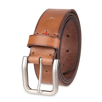 Men's damen + hastings Leather Casual Belt