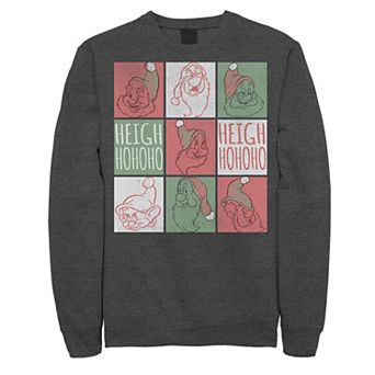 Men's Disney Snow White Dwarf Vintage Mashup Fleece