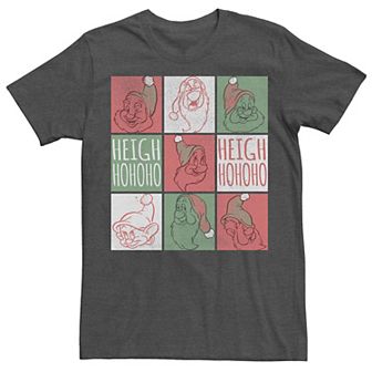 Disney's Snow White Dwarf Vintage Mashup Men's Tee