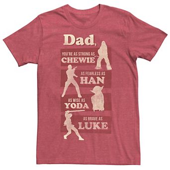 Men's Star Wars Dad Attributes Tee