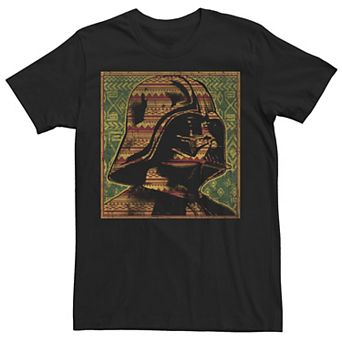 Men's Star Wars Darth Vader Vintage Pattern Poster Tee