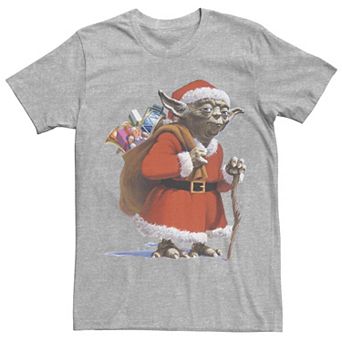 Men's Star Wars Santa Yoda Tee
