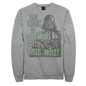 Men's Star Wars Darth Vader Strong Luck Saint Patrick's Day Fleece
