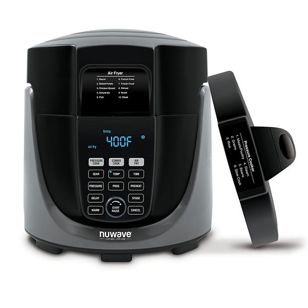 VQVG BU0995S-2837mn Pressure Cooker Air Fryer Combo - All-in-1 Multi-Cooker  with Pressure