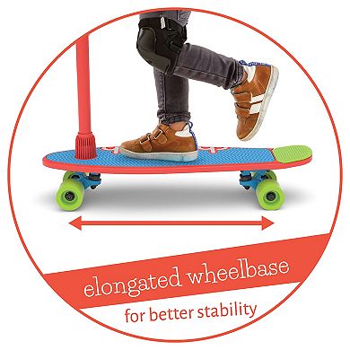 Chillafish SkatieSkootie Four-Wheeled Customizable Scooter and Skateboard in One