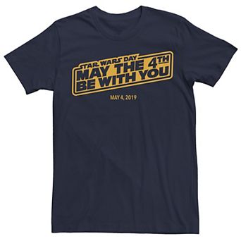 Mens Star Wars May The Fourth 2019 Logo Style Tee