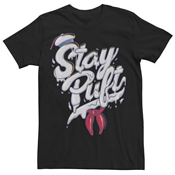 Men's Ghostbusters Stay Puft Marshmallow Font Tee