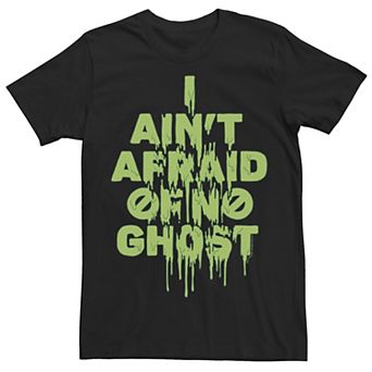 Men's Ghostbusters I Ain't Afraid Of No Ghosts Slime Drip Tee