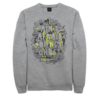 Men's Ghostbusters I Ain't Afraid Doodle Slime Drip Fleece