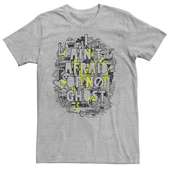 Men's Ghostbusters I Ain't Afraid Doodle Slime Drip Tee