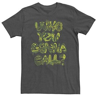 Men's Ghostbusters Who You Gonna Call Slime Text Tee
